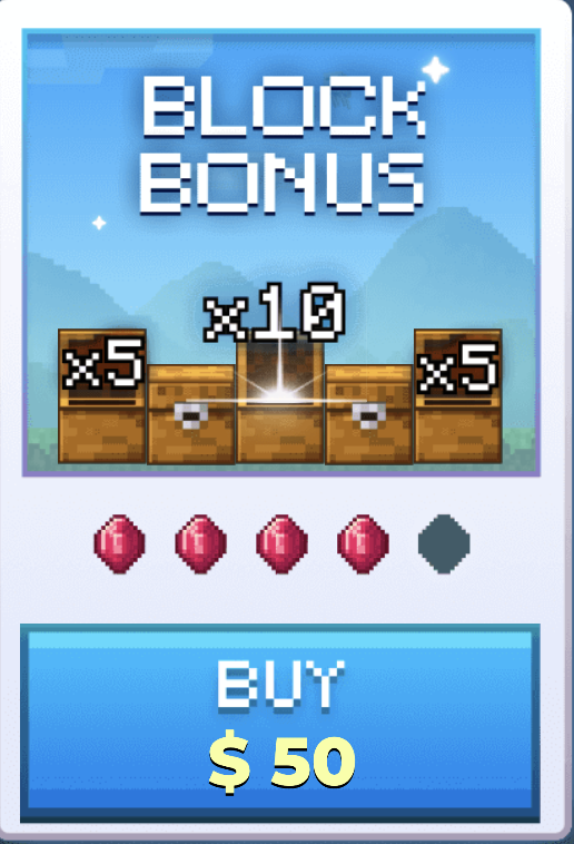 Покупка бонуса